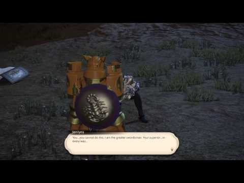 Final Fantasy XIV: Parley in Sagolii battle (Paladin level 45 quest)