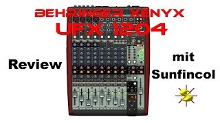 Video thumbnail for Behringer Xenyx UFX1204 Review Xenyx UFX 1204 Mischpult german by SunFinCol