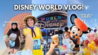 DISNEY WORLD VLOG✨ RunDisney Race, Disney Springs, Topolino's Terrace, Shopping & merch & more!