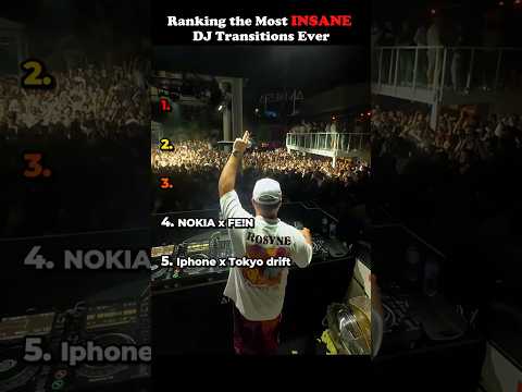 Ranking the Most INSANE DJ Transitions Ever 🎧🔥