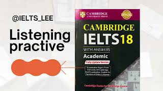 Cambridge IELTS 18 Listening Practice Section2 Part4