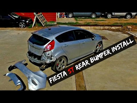 Fiesta ST Build EP.7 Rear Bumper Install