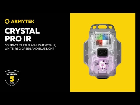 Armytek Crystal Pro IR — infrared and four universal light colors for any task