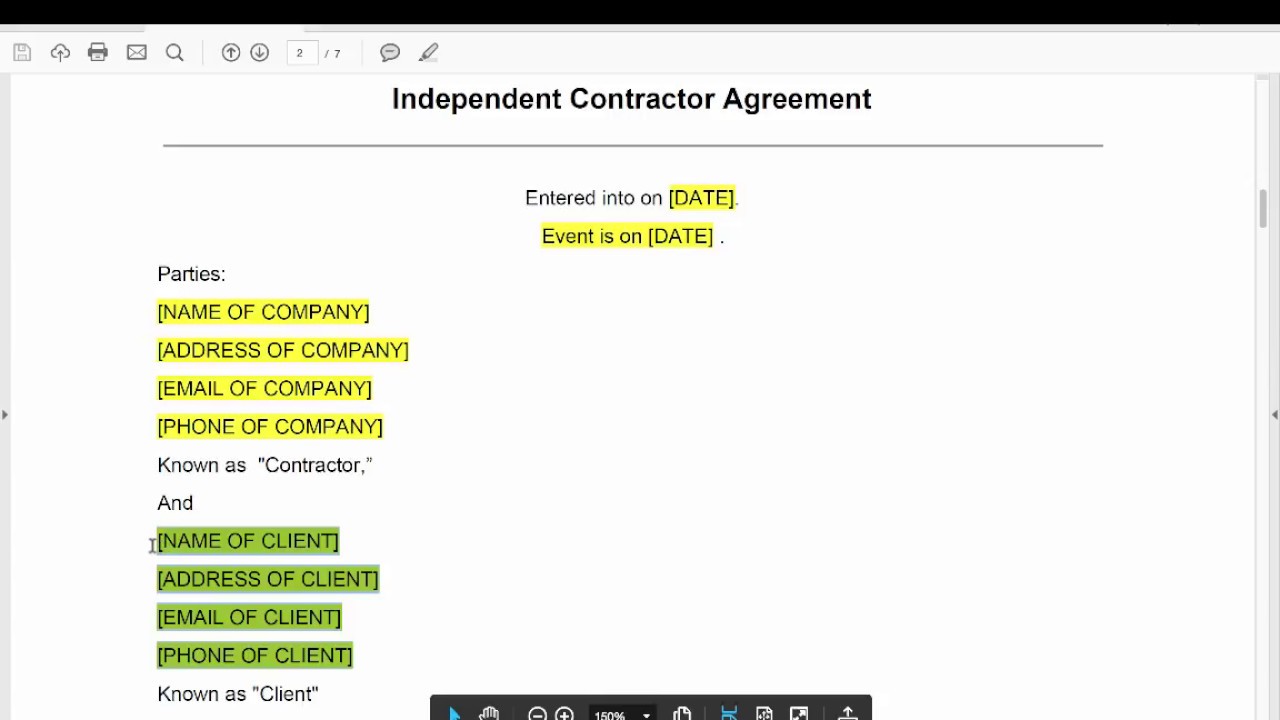 What does a good contract look like?
