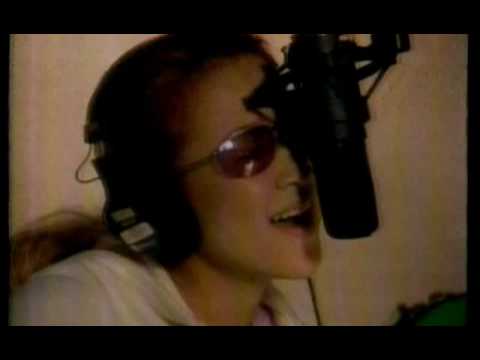 CoCo Lee recording "A Love Before Time" in the studio