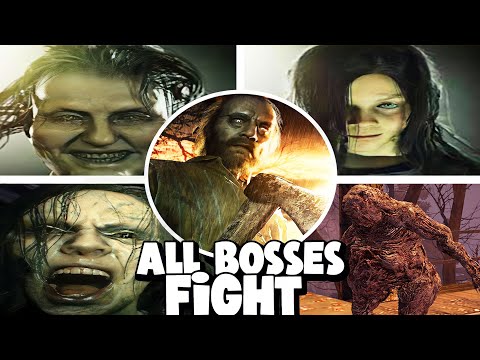 ALL BOSSES FIGHT - RESIDENT EVIL 7 (WITH CUTSCENES) [HD]