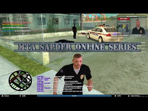 MTA SAPDFR ONLINE- EP1 City Patrol- pursuit
