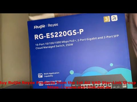 RG-ES220GS-P Open Box Video