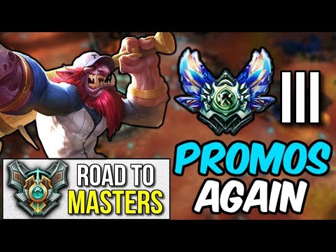 DIAMOND 3 PROMOS... AGAIN! | Road to Masters #8 - League of Legends