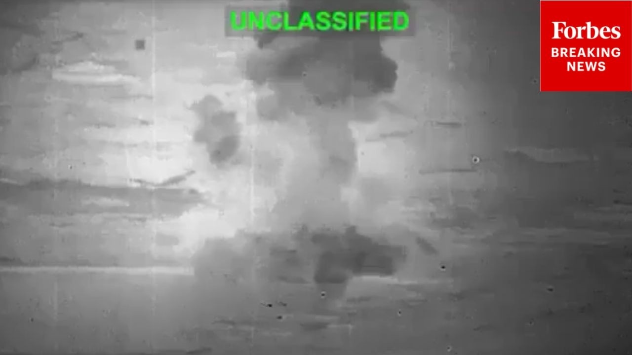 Video | WATCH: CENTCOM Releases Footage Of Strike On Iranian Port