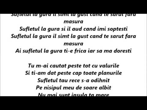 Nicoleta Nuca feat. NOSFE - Insula  Versuri (Lyrics)