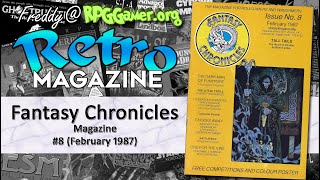 Runequest, MERP, Traveller, AD&D - Fantasy Chronicles #8 (February 1987) - Retro Magazine
