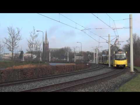 U-OV Sneltrams 5026 en 5007 in IJsselstein (20160212)