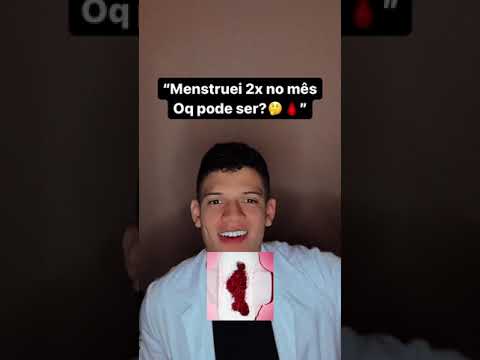 Menstruar 2 vezes no mês? #shorts #saude #dicas