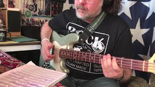 Jeff Beck-"Too Much To Lose"(bass cover)