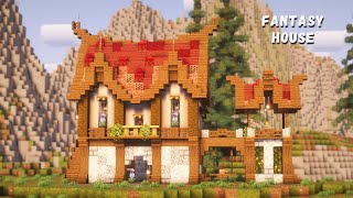 Minecraft: How to Build a Fantasy House With Everything You Need | Relaxing Tutorial