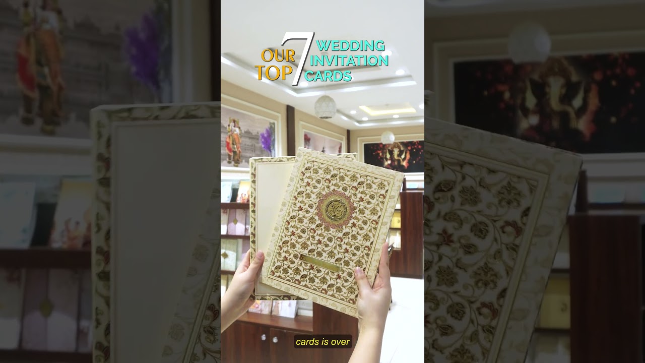 Our top 7 wedding invitation card. #weddinginvitation #viralshort #viralvideo