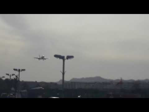Arkia Airlines landing at Eilat ERJ195