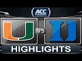 2013 ACC Football Highlights | Miami vs Duke.