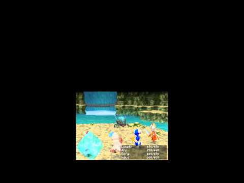 Final Fantasy III DS Walkthrough Part 32 - Cave of Tides (2/3)