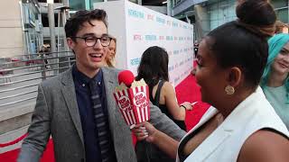 LMarie chats with Joey Bragg at Father of the Year premiere! video