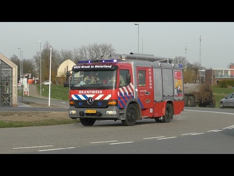 TS Broek in Waterland 11-6033 met Spoed naar een Woningbrand aan de Trintel in Monnickendam