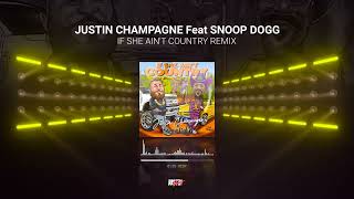 Justin Champagne - If She Ain't Country Remix ft. Snoop Dog (Official Visualizer)