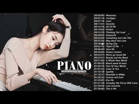 Top 40 Piano Covers of Popular Songs 2025 - Best Instrumental Music For Work, Study, Sleep