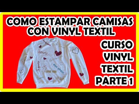 Curso de Vinyl textil parte 1 - Como estampar camisas con vinil textile