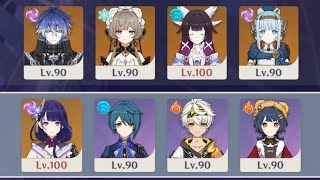 【原神】Ver.Luna Ⅷ 螺旋12層 月感電フリンズ＋サンドローネ＆雷電ナショナルで星9攻略【Genshin Impact】