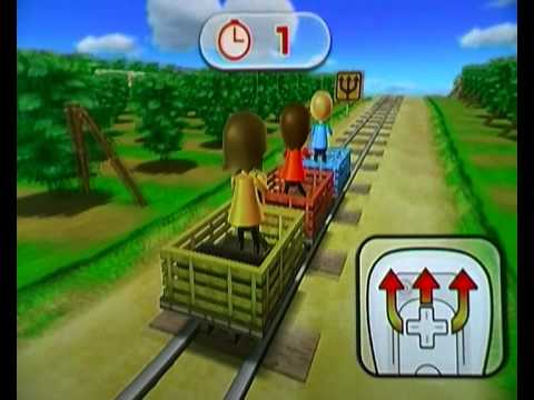 Wii Party 4-Player Minigames - Risky Railway