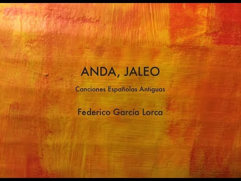 Anda, Jaleo - F. G. Lorca. KARAOKE Piano Accompaniment