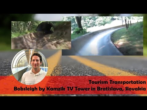 Transporte Turístico - Bobsleigh by Kamzik ​​​​TV Tower em Bratislava, Eslováquia