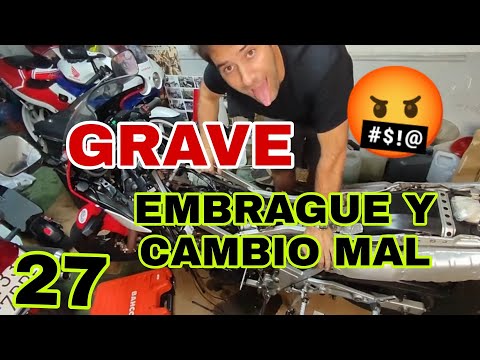 27 PROBLEMA GRAVE😫EMBRAGUE BLOQUEADO Y CAMBIO LOCO🛠️ REPARACIÓN YAMAHA RD 500😌