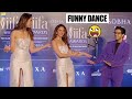 Rakul Preet Teaching Funny Dance To Rajkummar Rao At IIFA 2023 Press Conference