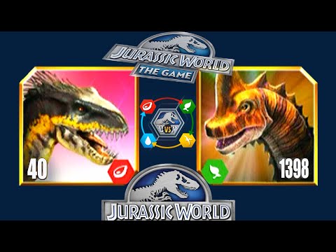 INDORAPTOR vs BRACHISAURUS (SUPER BIG DINOSAURUS) | JURASSIC WORLD THE GAME
