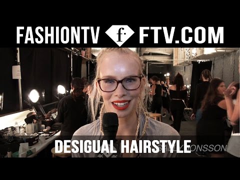 Desigual Spring/Summer 2016 Hair | New York Fashion Week NYFW | FTV.com