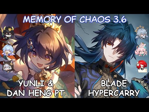 E0S1 Yunli Hypercarry & E1S1 Blade Hypercarry - MOC 3.6 - Honkai: Star Rail