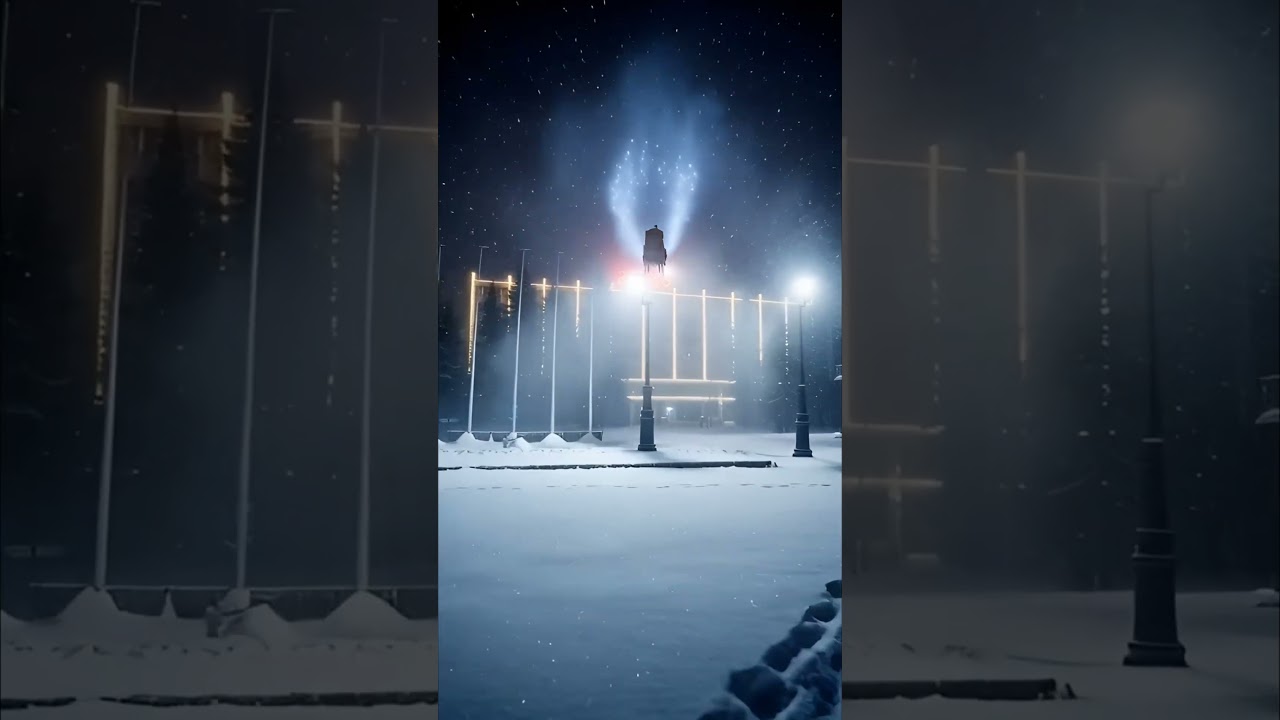 Santa’s Warp Speed over Hrazdan: Welcome to 2026! 🎅🚀 (AI Generated)