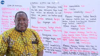 Ubainishaji wa Aina za Maneno