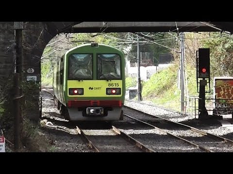 IE 8510 Class Dart Train 8615 - Killester Station, Dublin