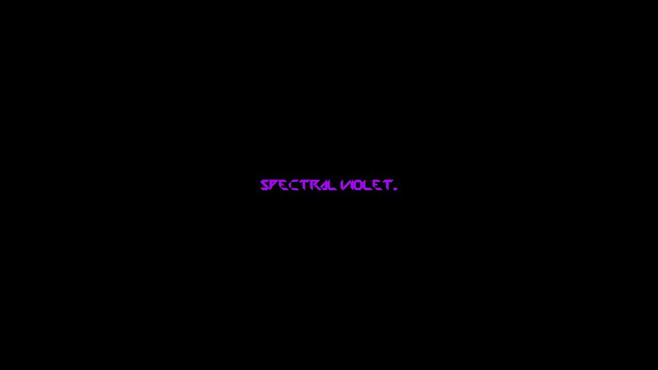 spectral violet.