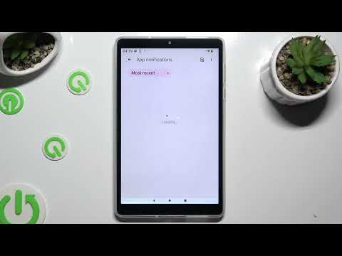 How to Turn On/Off App Notifications on LENOVO Tab M8 4th Gen?