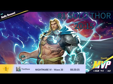 Marvel Rivals Zombies Thor (Current Solo Thor N4 World Record 20:15)