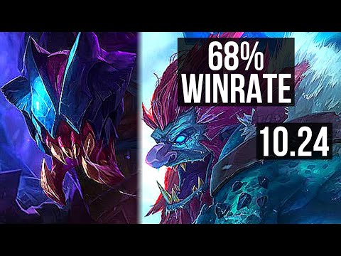 REK'SAI vs TRUNDLE (JUNGLE) | 68% winrate, 12/2/9, Dominating | EUW Challenger | v10.24