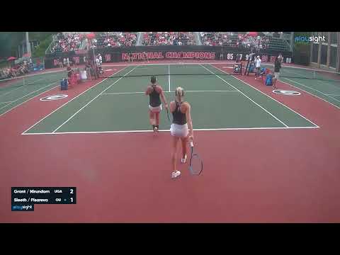 Guillermina Grant/Mai Nirundorn v Layne Sleeth/Alexandra Pisareva - UGA v OU - 12.5.23