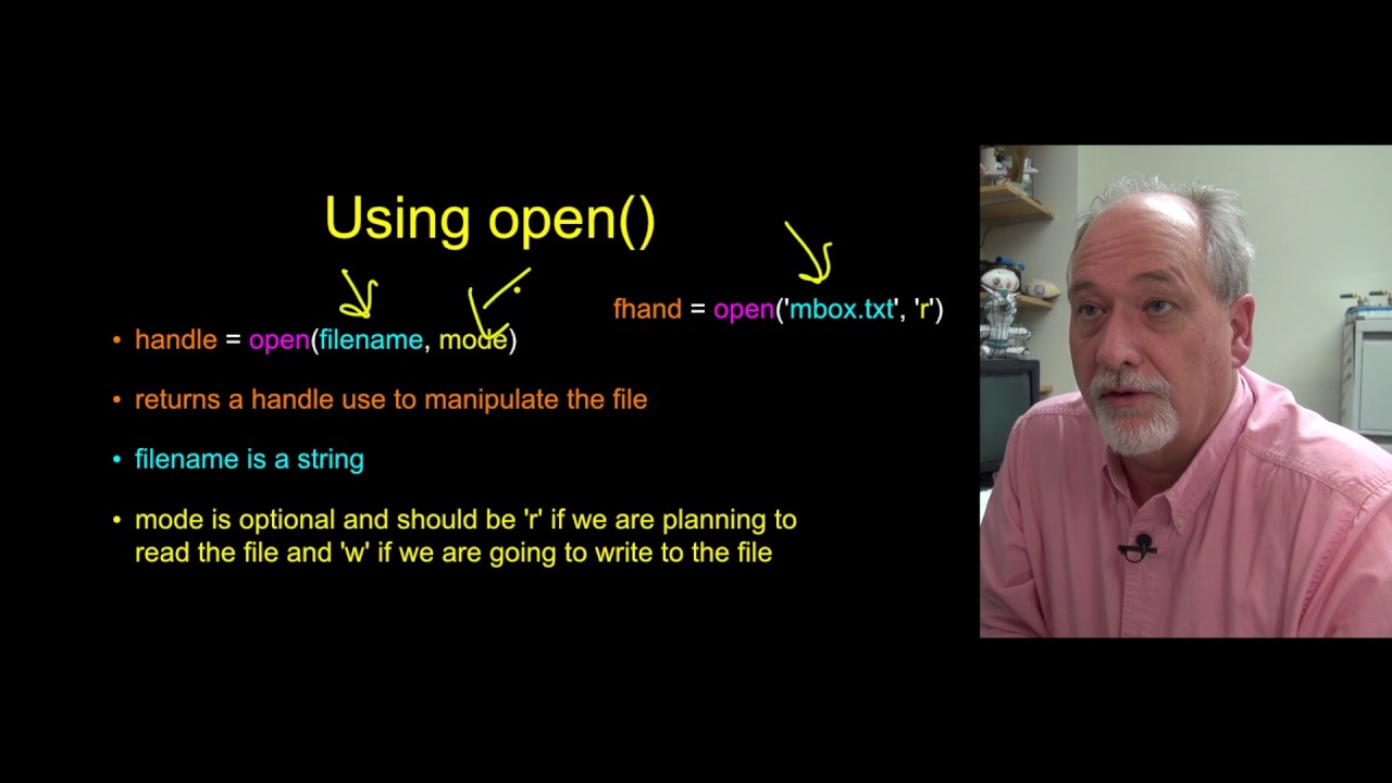 PY4E - Files (Chapter 7 Part 1)