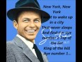 Frank Sinatra - New York New York Song **Lyrics ...
