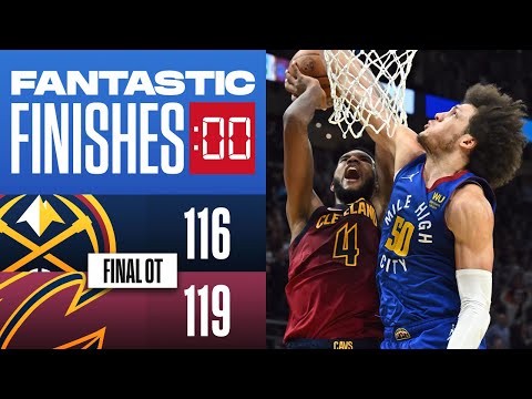 Final 2:18 WILD OT ENDING Cavaliers vs Nuggets 🍿🍿