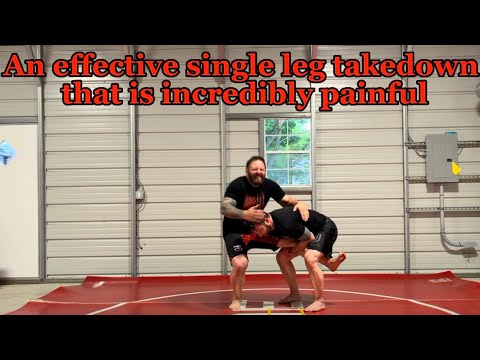 #10 An effective but incredibly painful single leg takedown for wrestlers and Jiu Jitsu players